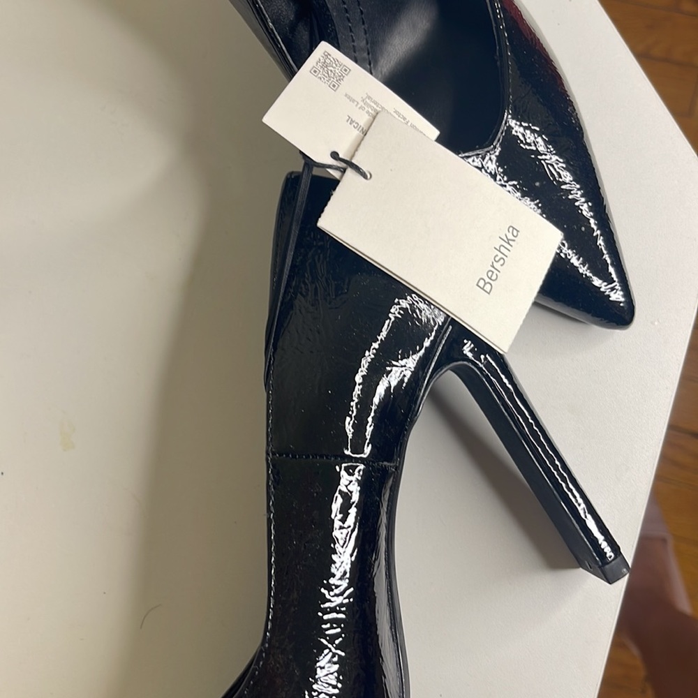 Bershka Pointed Toe Black Heels